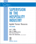 E-BOOK : SUPERVISION IN THE HOSPITALITY INDUSTRY - Applied Human Resources Fifth Edition