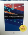 STATISTICAL TECHNIQUES IN BUSINESS & ECONOMICS (Fifteenth Edition)