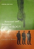 PERSONNEL AND INDUSTRIAL PSYCHOLOGY
