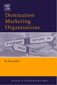 Image of E-BOOK : DESTINATION MARKETING ORGANISATIONS