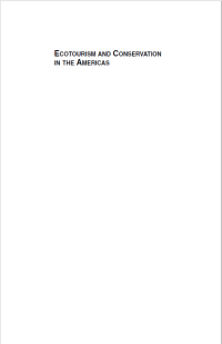 Image of E-BOOK : ECOTOURISM AND CONSERVATION IN THE AMERICAS