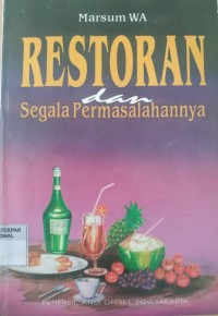 Image of RESTORAN DAN SEGALA PERMASALAHANNYA (edisi 2)